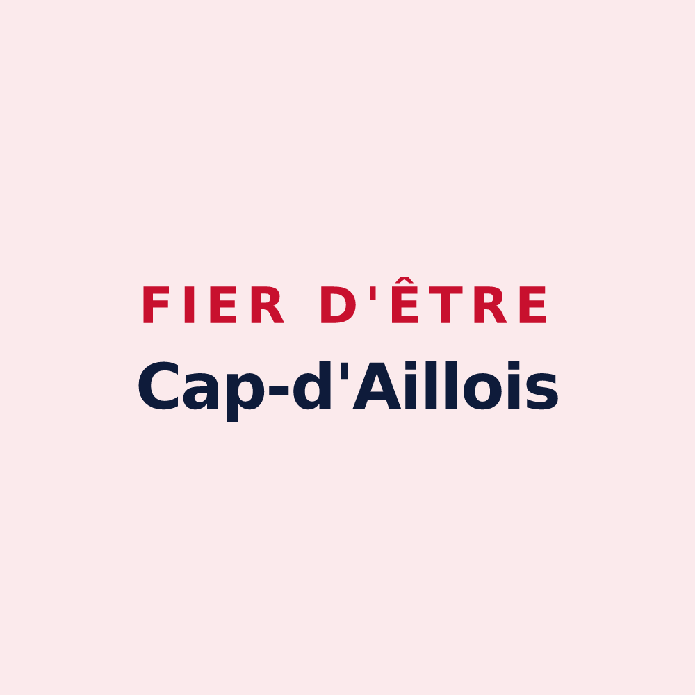 Magnet « Fier d'être Cap-d'Aillois » — design pour Cap-d'Ail