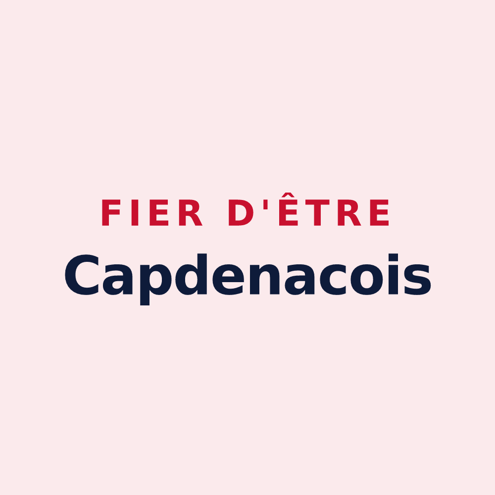 Magnet « Fier d'être Capdenacois » — design pour Capdenac