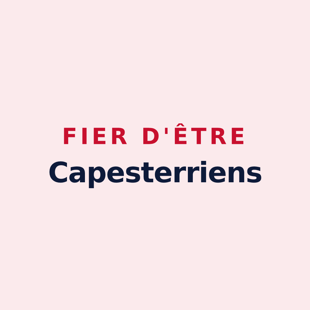 Magnet « Fier d'être Capesterriens » — design pour Capesterre-Belle-Eau