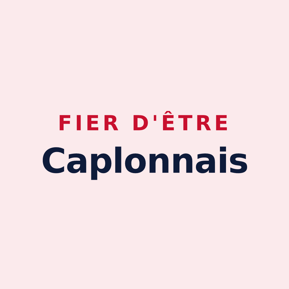 Magnet « Fier d'être Caplonnais » — design pour Caplong