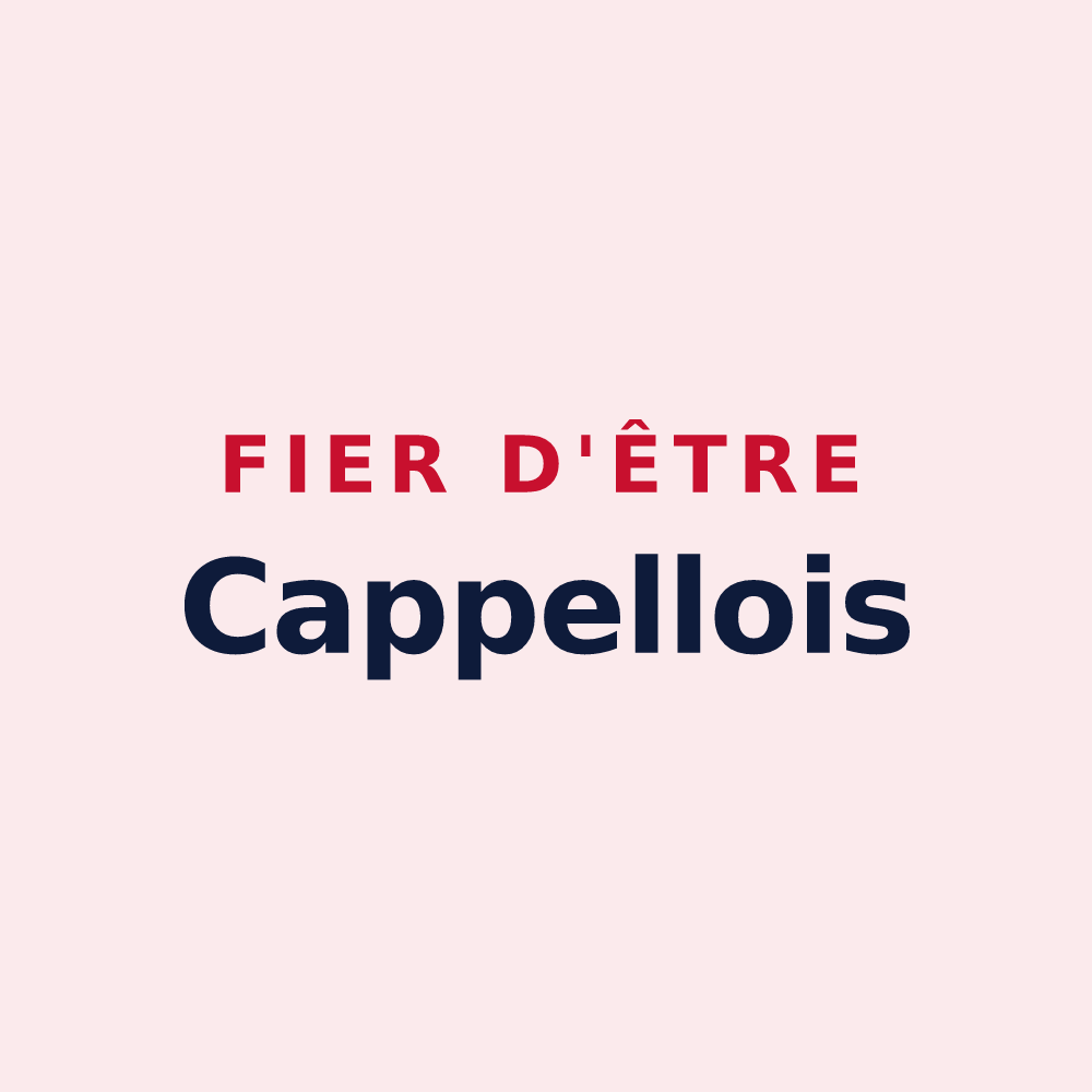 Magnet « Fier d'être Cappellois » — design pour Cappel