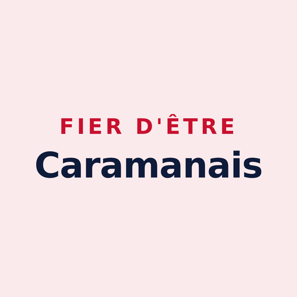 Magnet « Fier d'être Caramanais » — design pour Caraman