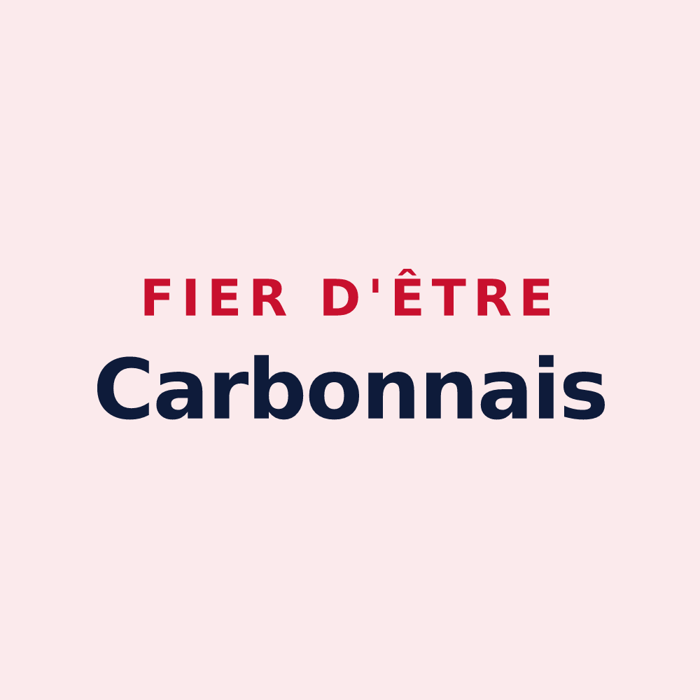 Magnet « Fier d'être Carbonnais » — design pour Carbonne