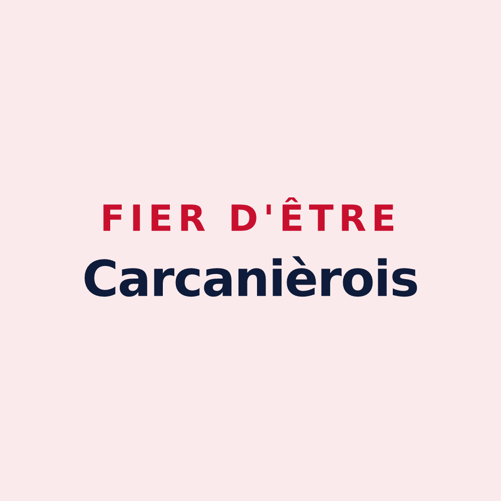Magnet « Fier d'être Carcanièrois » — design pour Carcanières