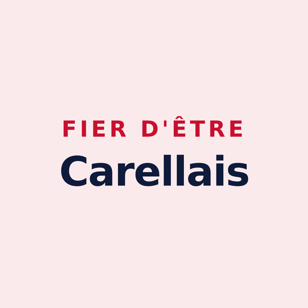 Magnet « Fier d'être Carellais » — design pour Carelles