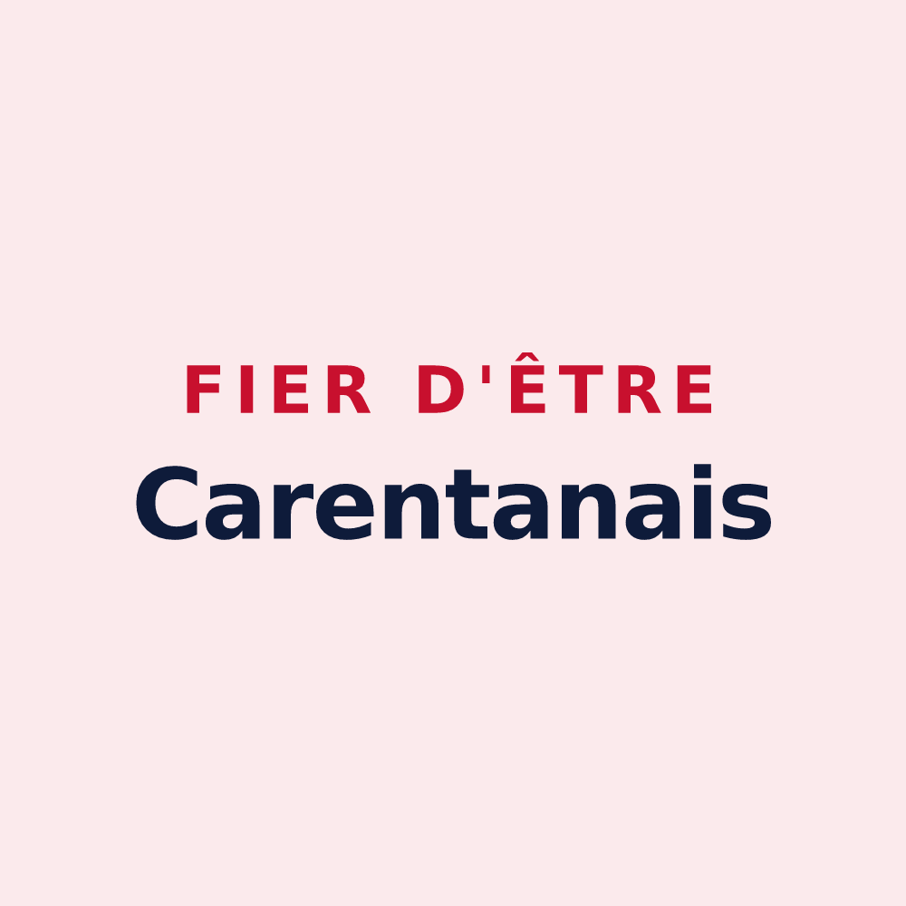 Magnet « Fier d'être Carentanais » — design pour Carentan-les-Marais