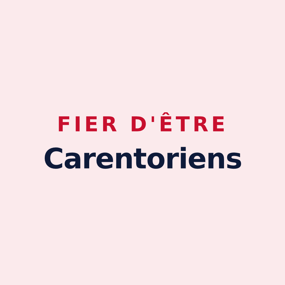 Magnet « Fier d'être Carentoriens » — design pour Carentoir