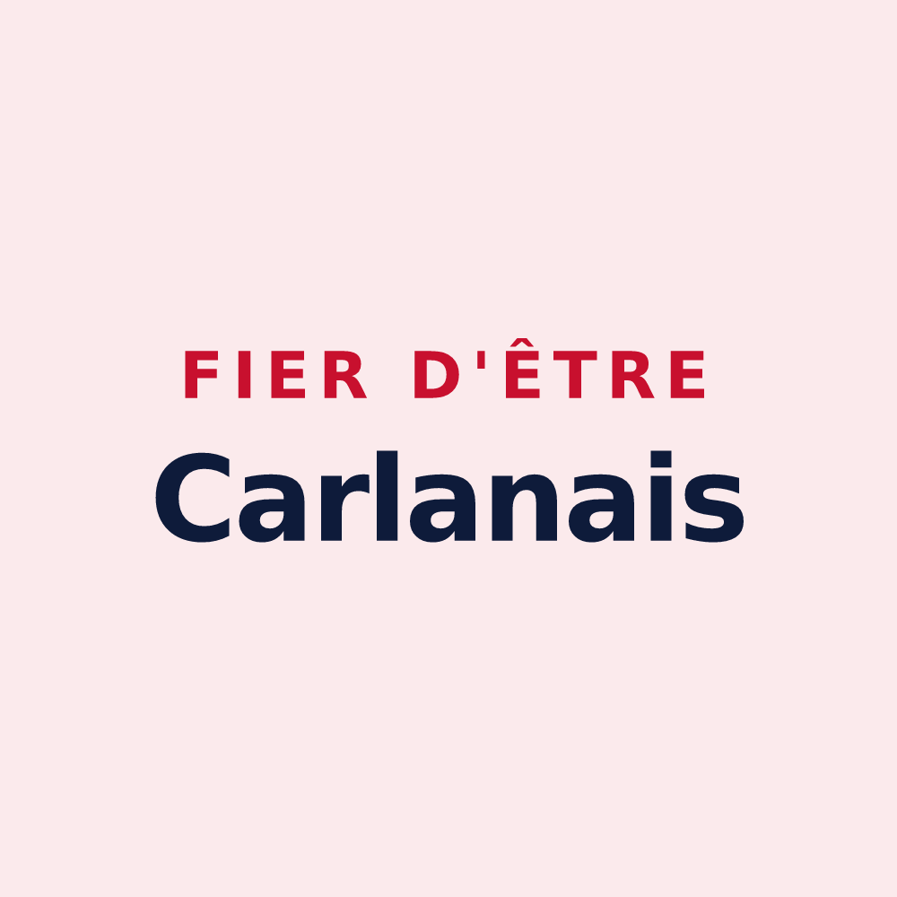 Magnet « Fier d'être Carlanais » — design pour Carla-Bayle