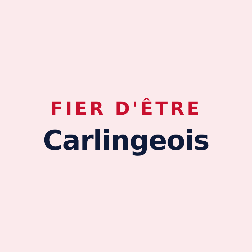 Magnet « Fier d'être Carlingeois » — design pour Carling