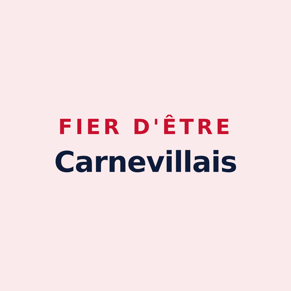 Magnet « Fier d'être Carnevillais » — design pour Carneville