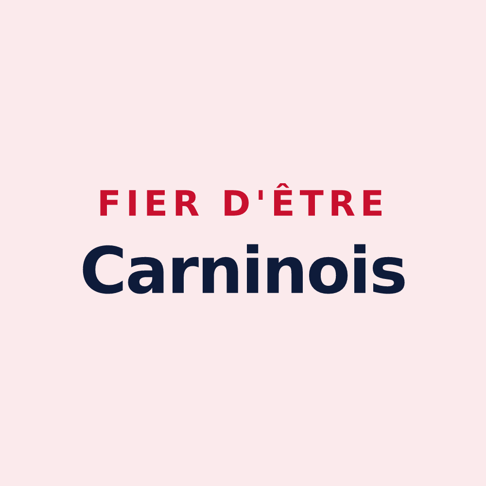 Magnet « Fier d'être Carninois » — design pour Carnin