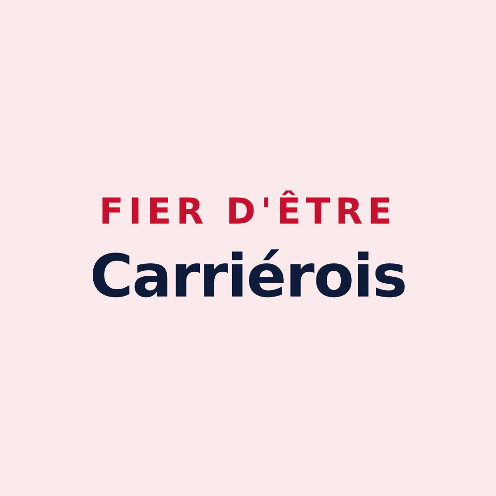 Magnet « Fier d'être Carriérois » — design pour Carrières-sous-Poissy