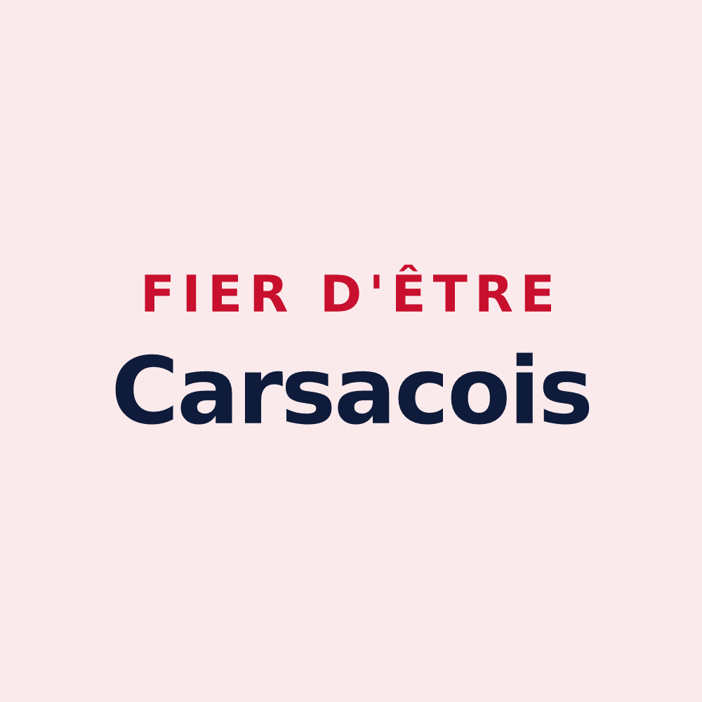 Magnet « Fier d'être Carsacois » — design pour Carsac-de-Gurson