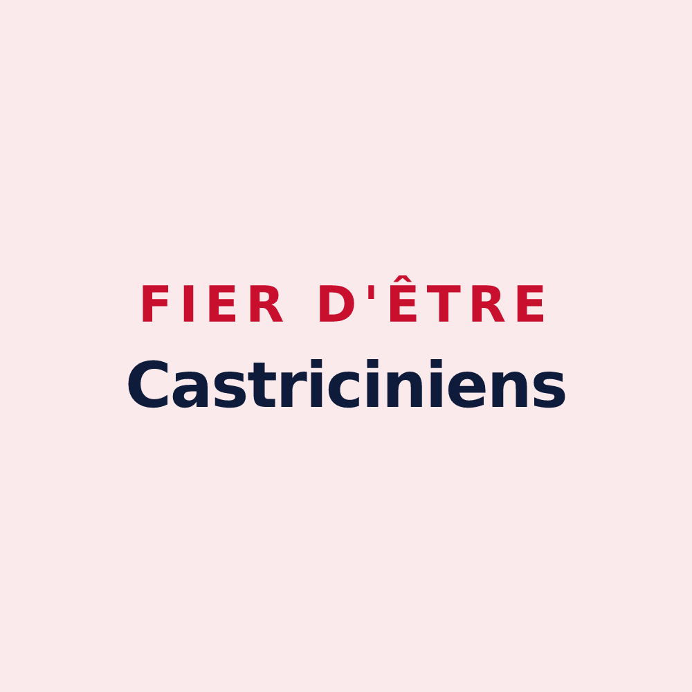 Magnet « Fier d'être Castriciniens » — design pour Cartignies