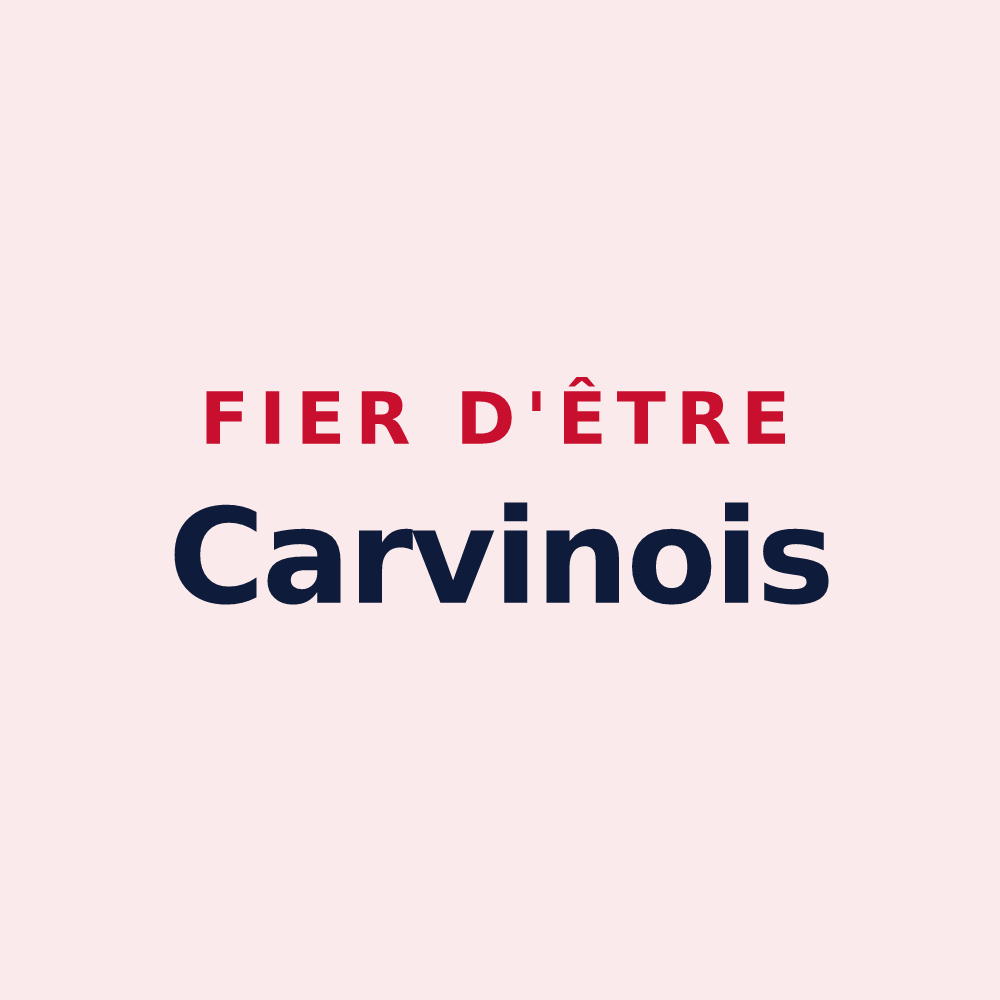 Magnet « Fier d'être Carvinois » — design pour Carvin