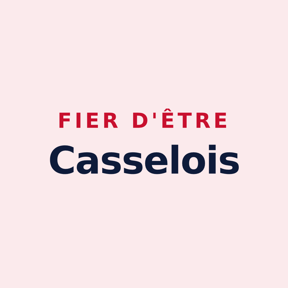 Magnet « Fier d'être Casselois » — design pour Cassel