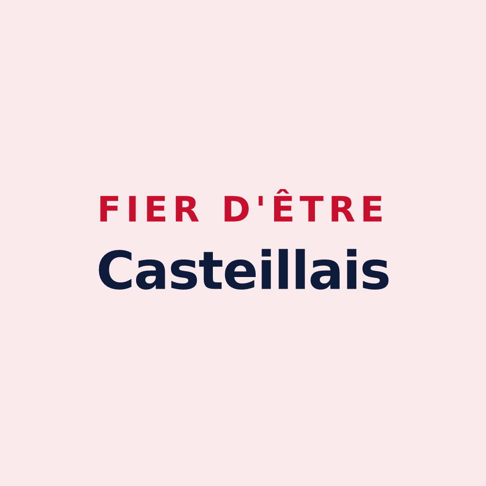 Magnet « Fier d'être Casteillais » — design pour Casteil