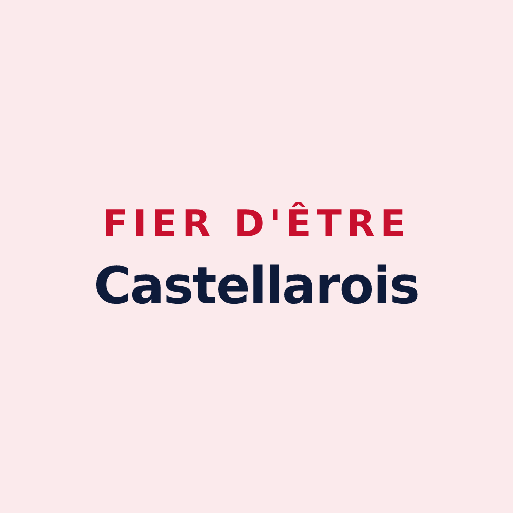 Magnet « Fier d'être Castellarois » — design pour Castellar