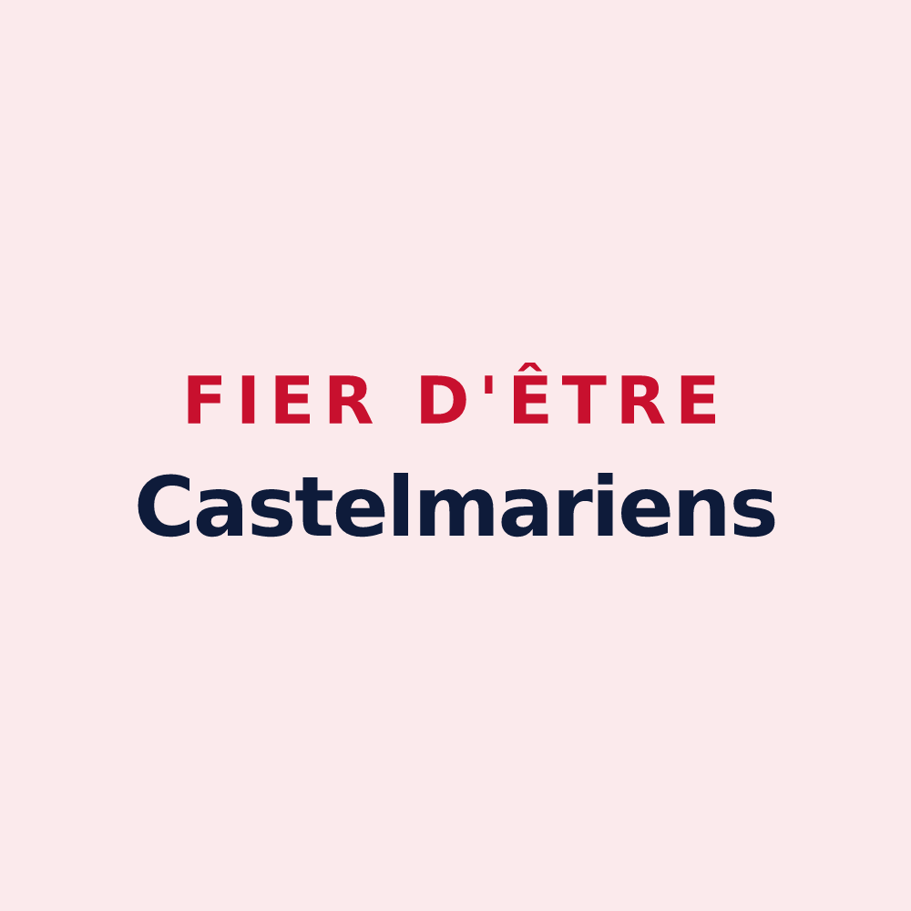Magnet « Fier d'être Castelmariens » — design pour Castelmary