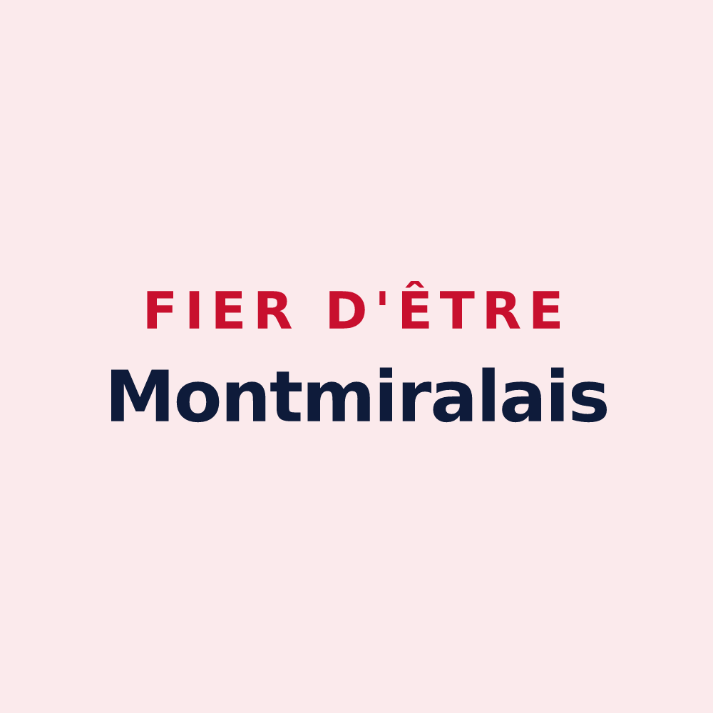 Magnet « Fier d'être Montmiralais » — design pour Castelnau-de-Montmiral