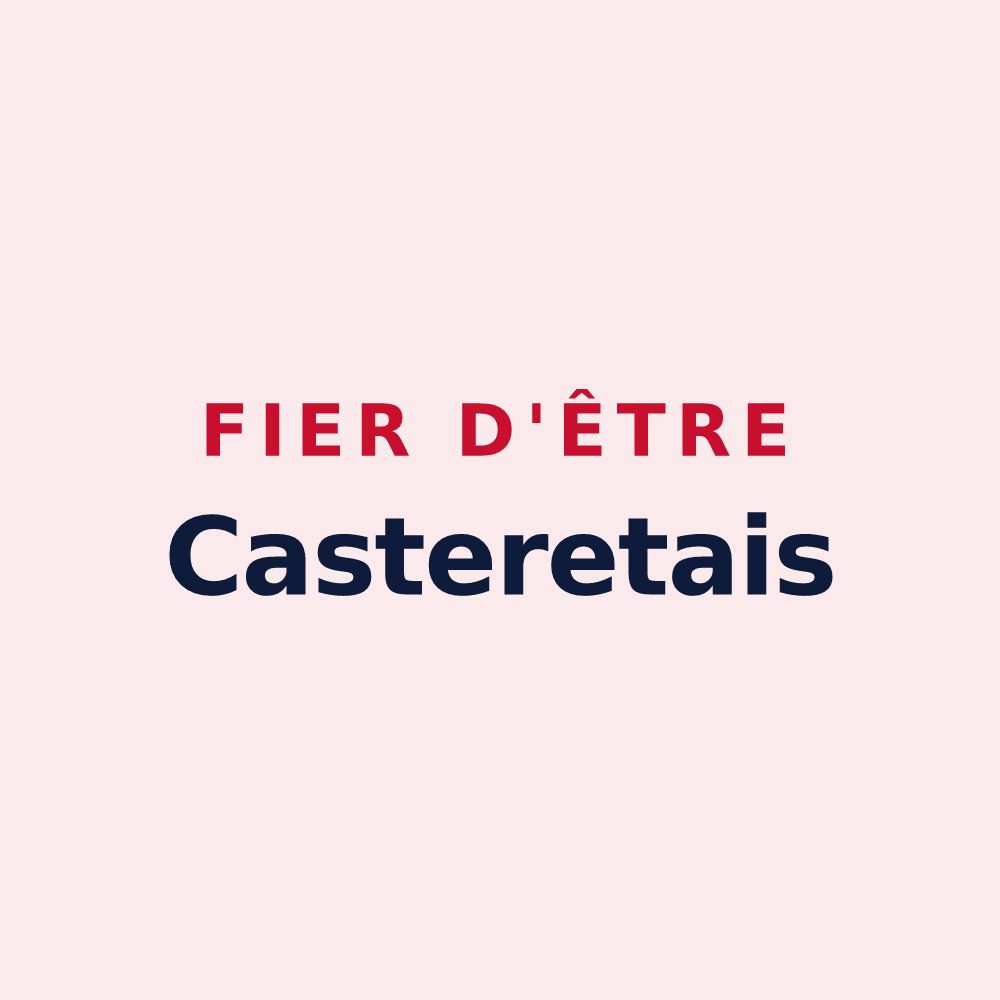 Magnet « Fier d'être Casteretais » — design pour Casterets