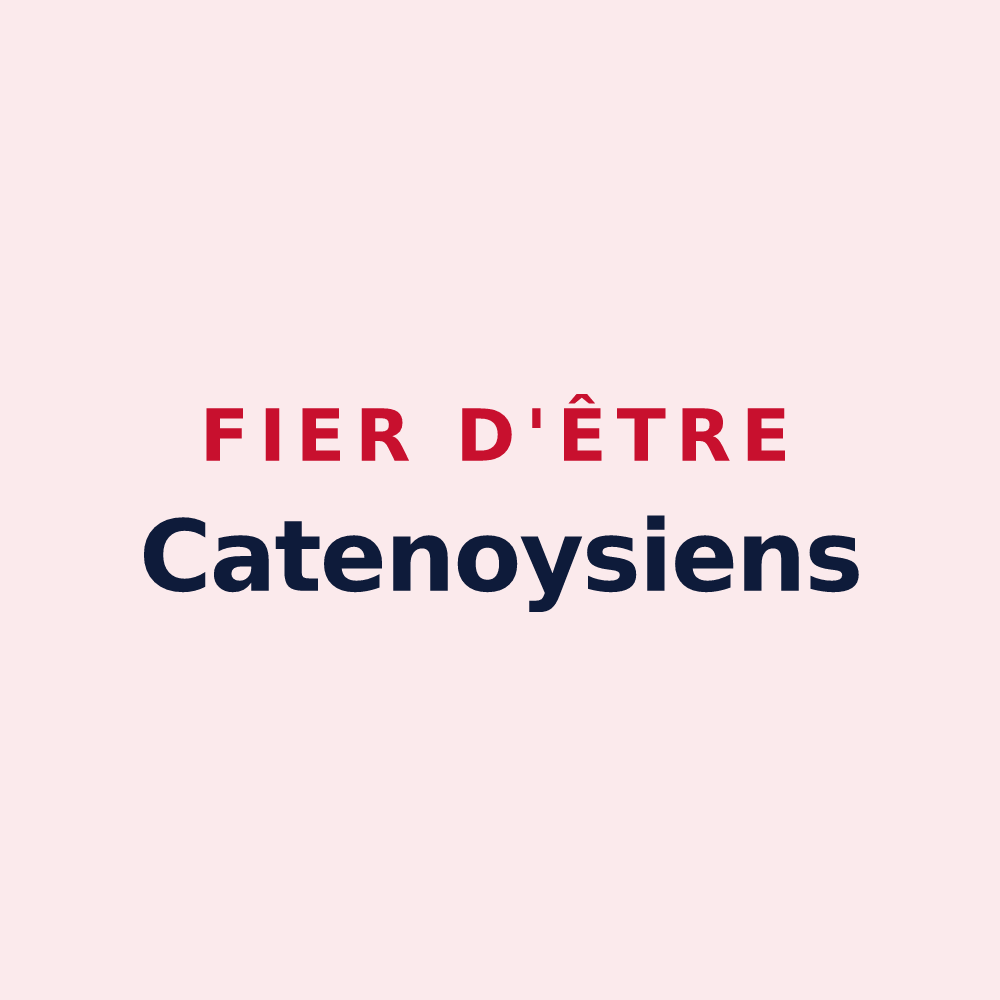 Magnet « Fier d'être Catenoysiens » — design pour Catenoy