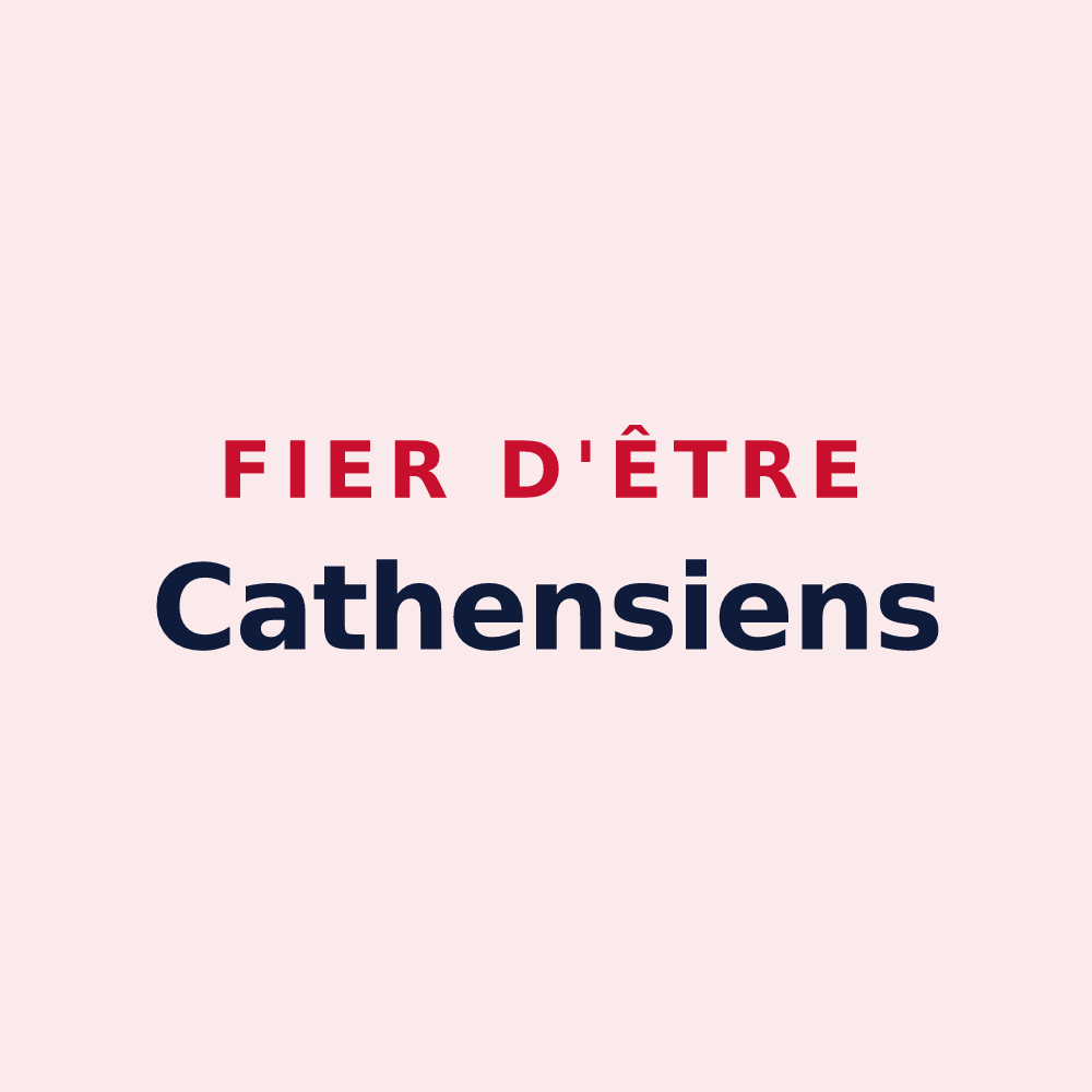 Magnet « Fier d'être Cathensiens » — design pour Catheux