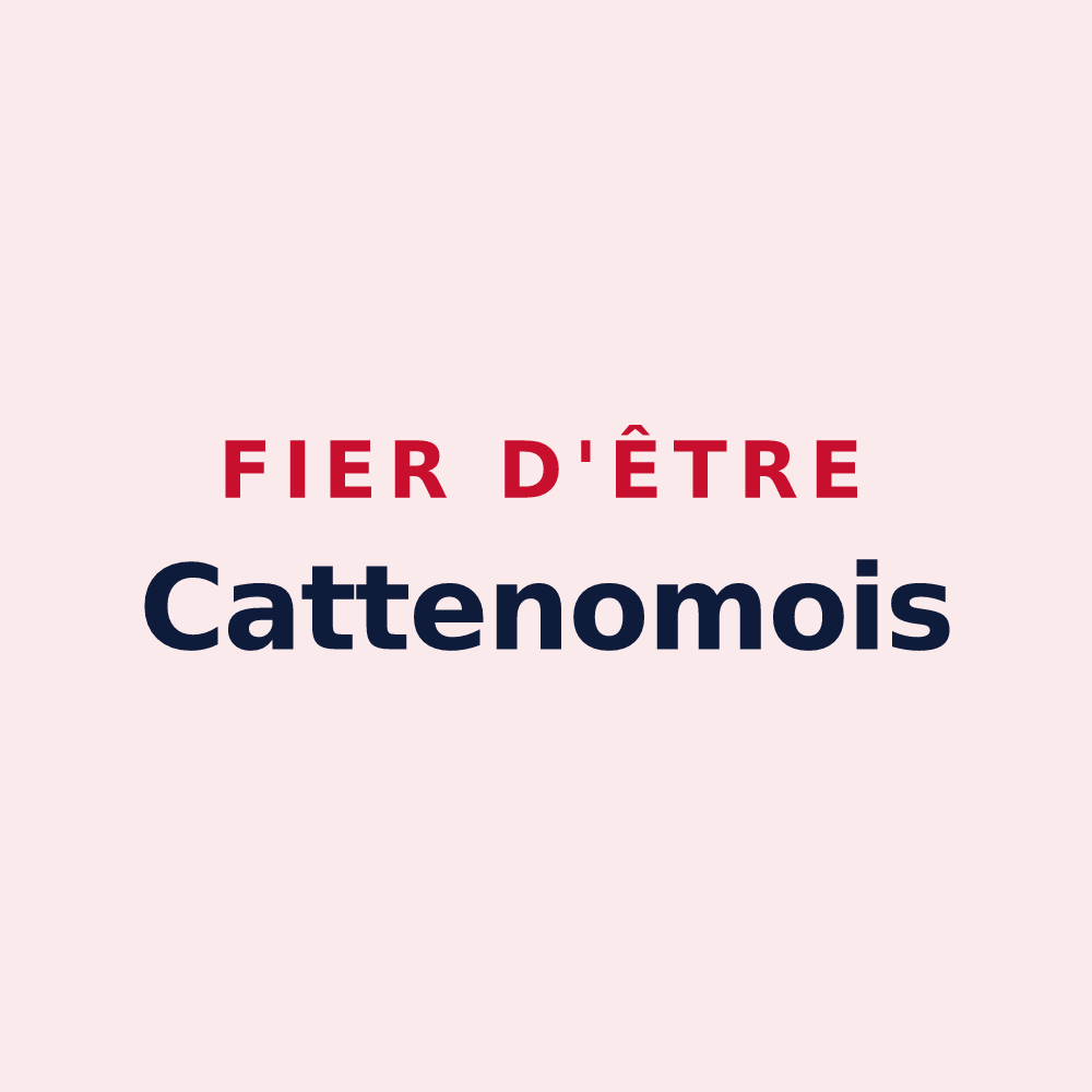 Magnet « Fier d'être Cattenomois » — design pour Cattenom