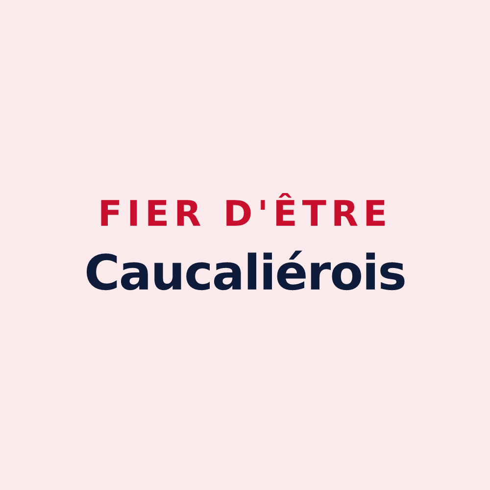 Magnet « Fier d'être Caucaliérois » — design pour Caucalières
