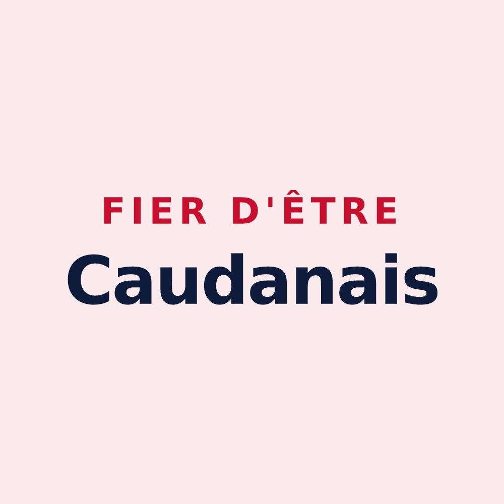 Magnet « Fier d'être Caudanais » — design pour Caudan