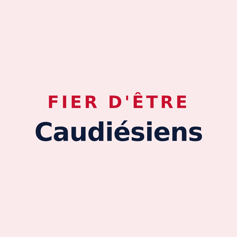 Magnet « Fier d'être Caudiésiens » — design pour Caudiès-de-Fenouillèdes