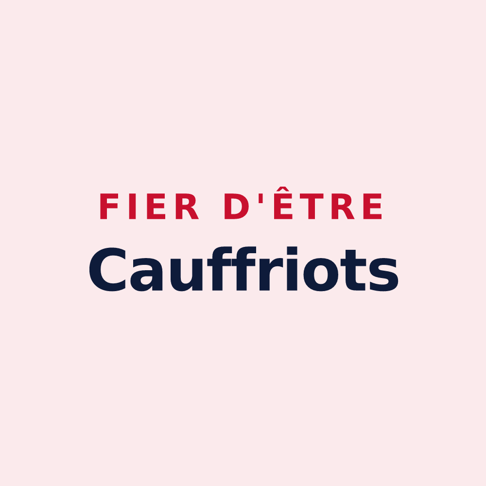 Magnet « Fier d'être Cauffriots » — design pour Cauffry