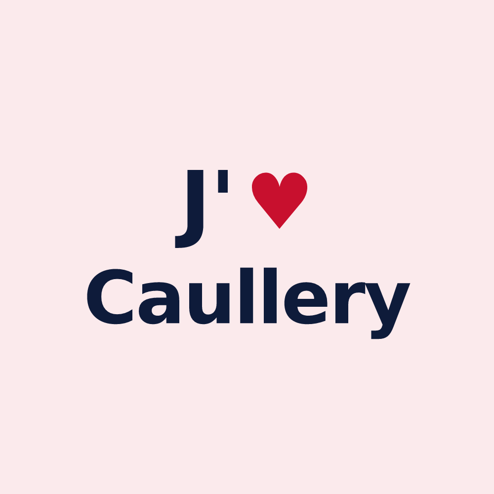 Magnet personnalisé Caullery — design J'aime Caullery