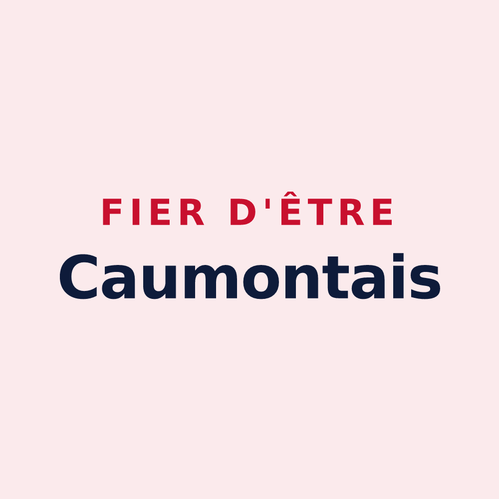 Magnet « Fier d'être Caumontais » — design pour Caumont-sur-Aure