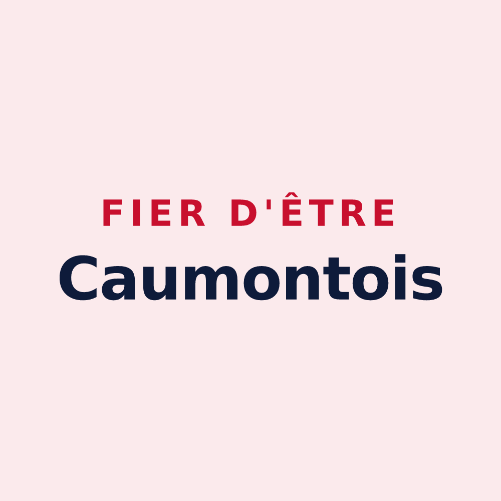 Magnet « Fier d'être Caumontois » — design pour Caumont-sur-Durance