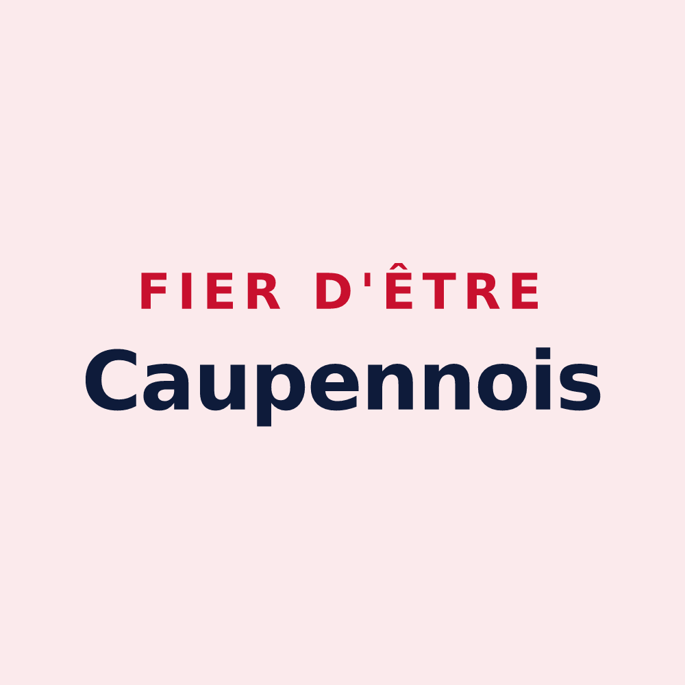 Magnet « Fier d'être Caupennois » — design pour Caupenne