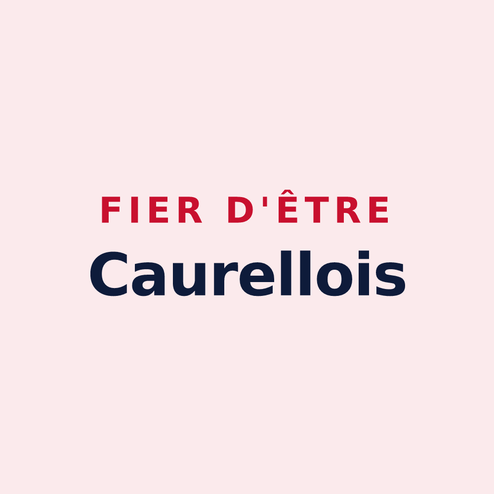 Magnet « Fier d'être Caurellois » — design pour Caurel