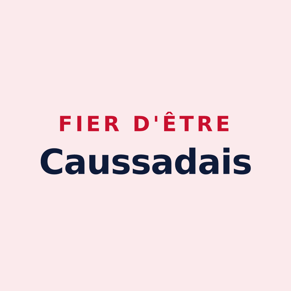 Magnet « Fier d'être Caussadais » — design pour Caussade