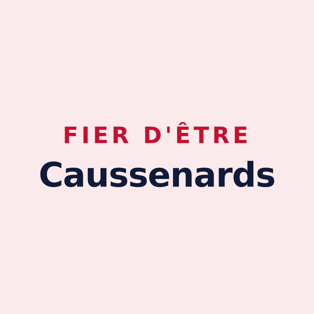 Magnet « Fier d'être Caussenards » — design pour Causse-de-la-Selle