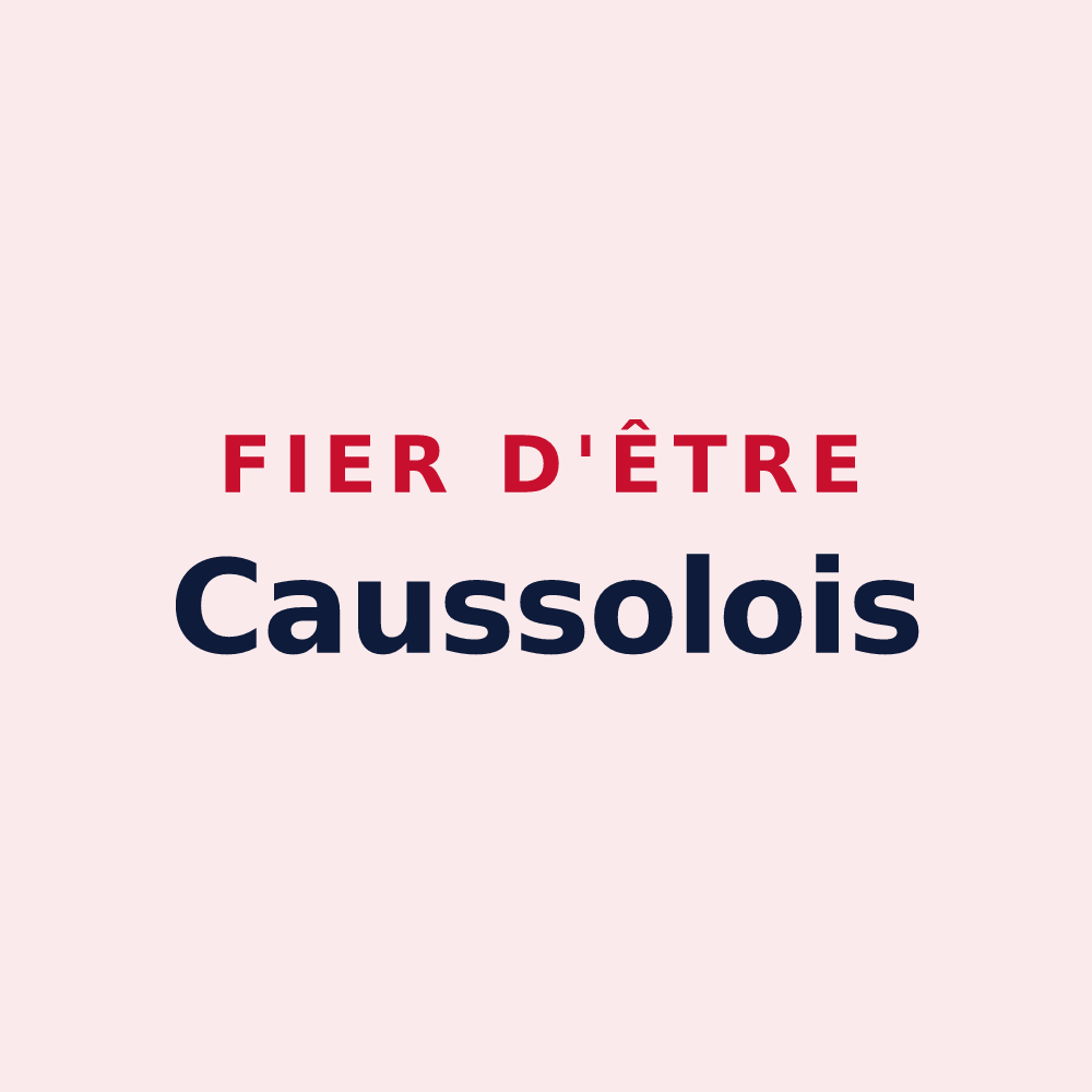 Magnet « Fier d'être Caussolois » — design pour Caussols
