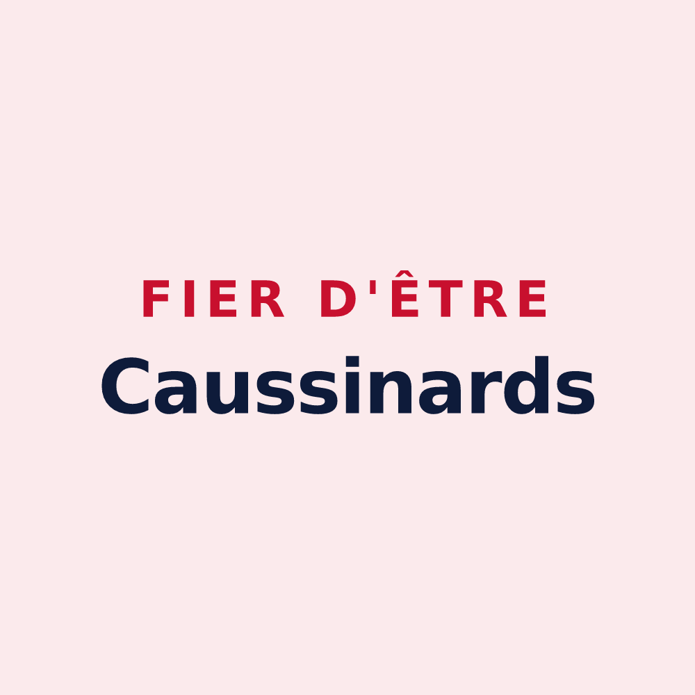 Magnet « Fier d'être Caussinards » — design pour Caux