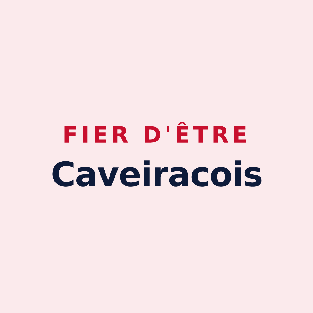 Magnet « Fier d'être Caveiracois » — design pour Caveirac