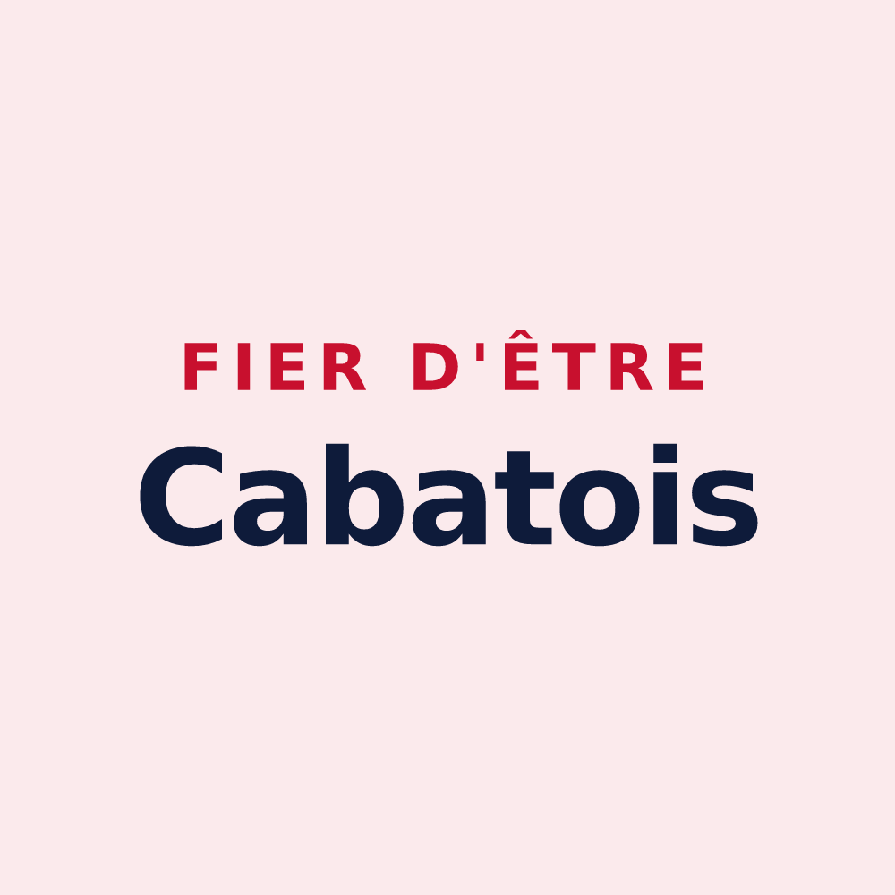 Magnet « Fier d'être Cabatois » — design pour Cazaux-Debat