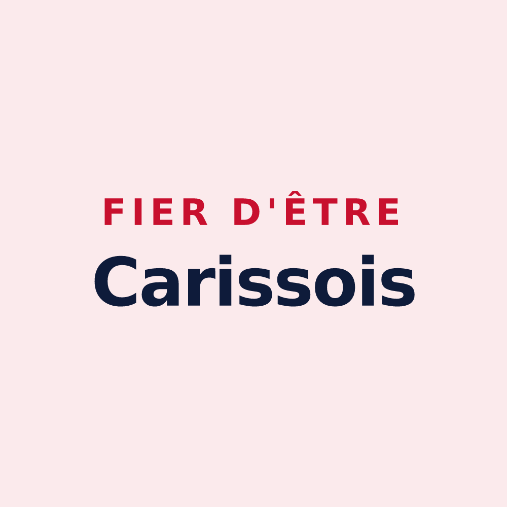 Magnet « Fier d'être Carissois » — design pour Cazaux-Layrisse