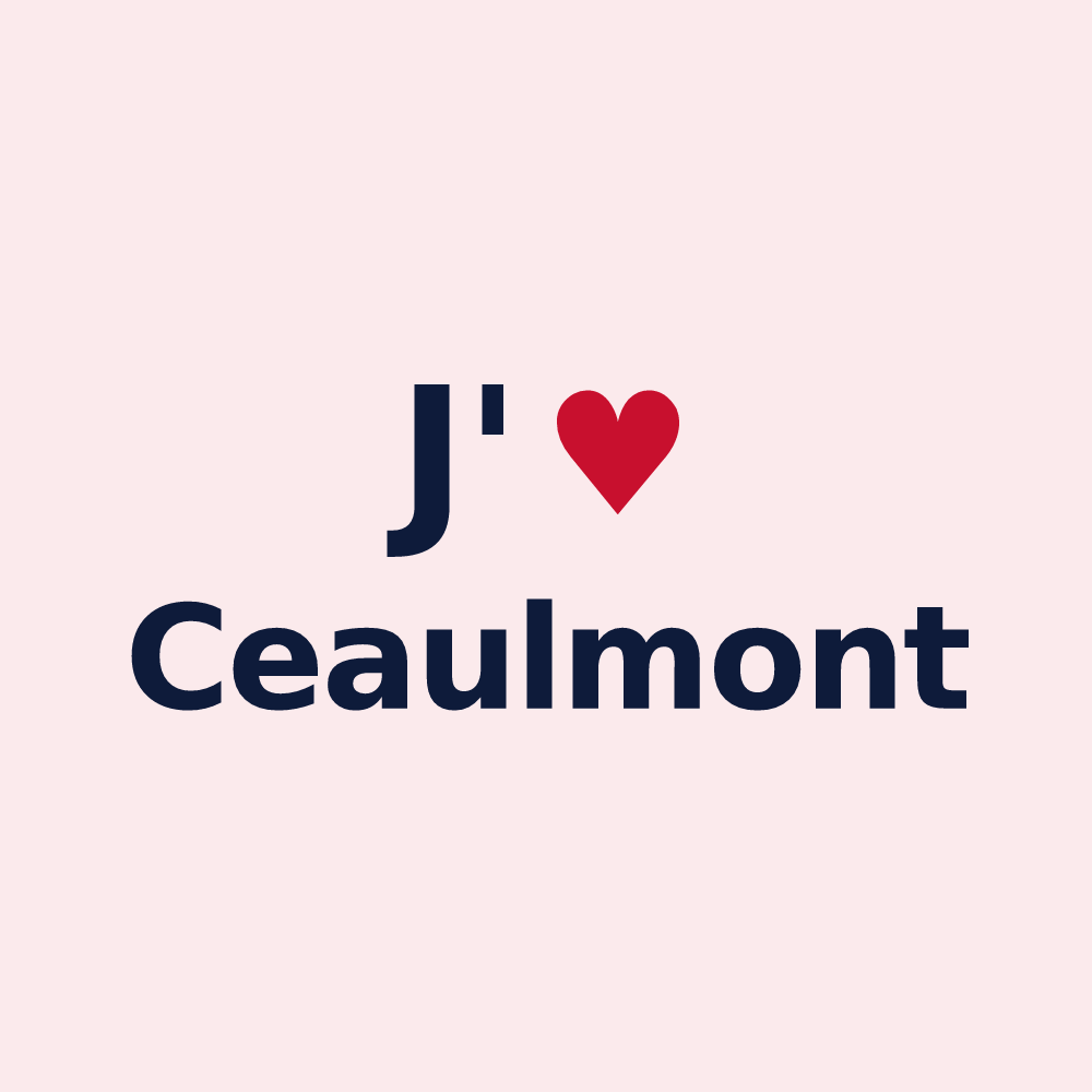 Magnet personnalisé Ceaulmont — design J'aime Ceaulmont