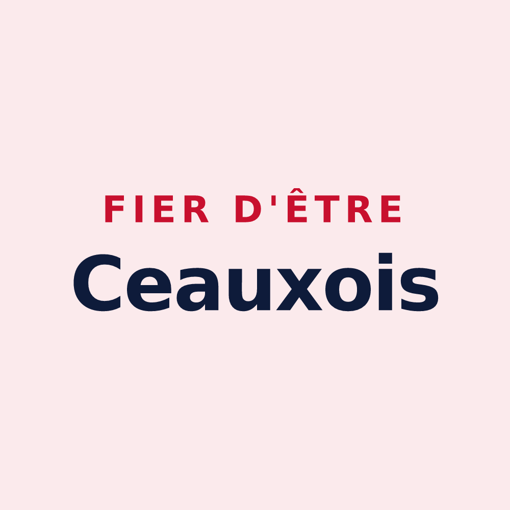 Magnet « Fier d'être Ceauxois » — design pour Ceaux-en-Loudun