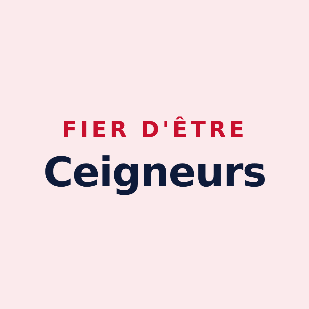 Magnet « Fier d'être Ceigneurs » — design pour Ceignes