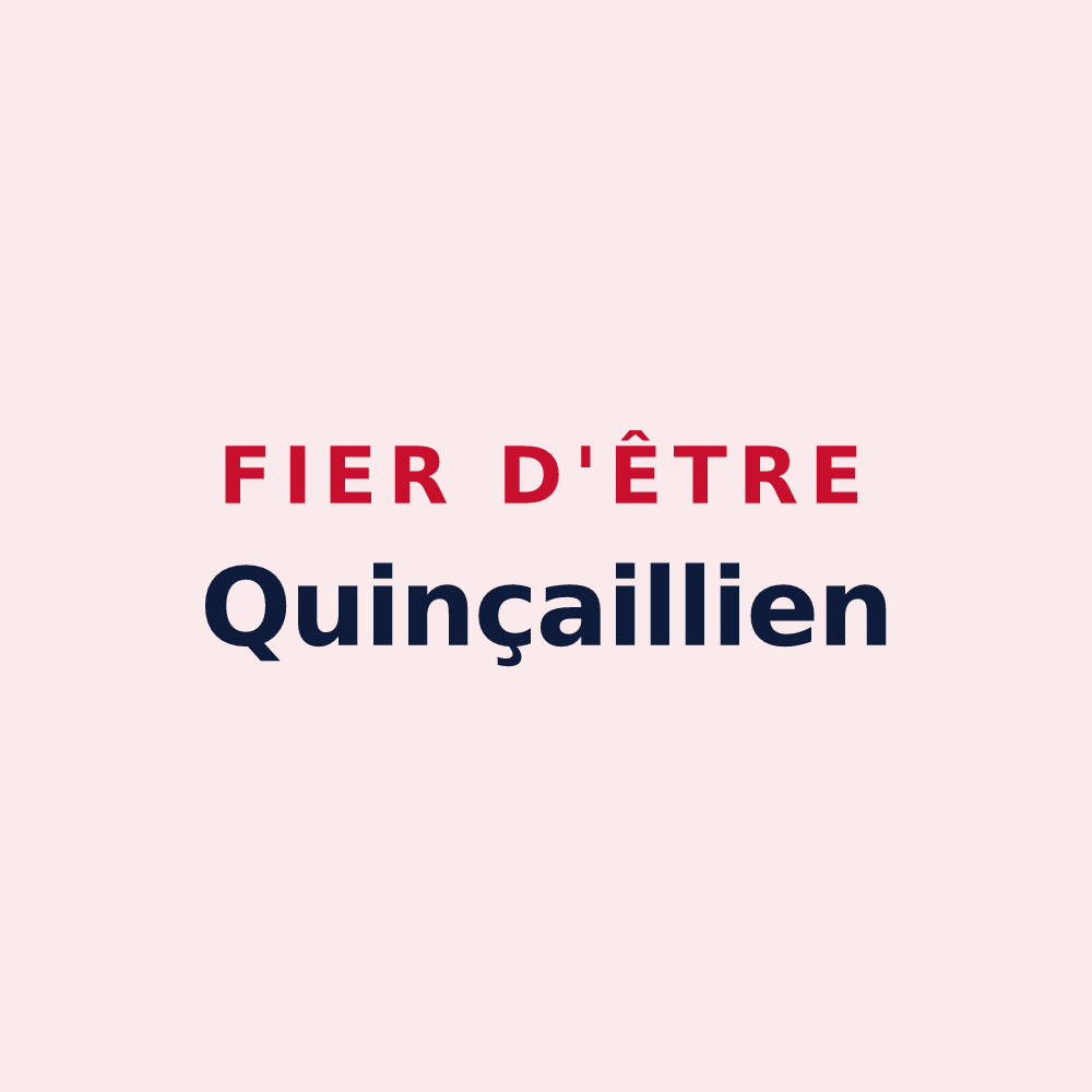 Magnet « Fier d'être Quinçaillien » — design pour Ceillac