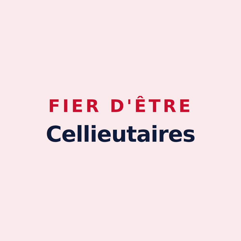 Magnet « Fier d'être Cellieutaires » — design pour Cellieu