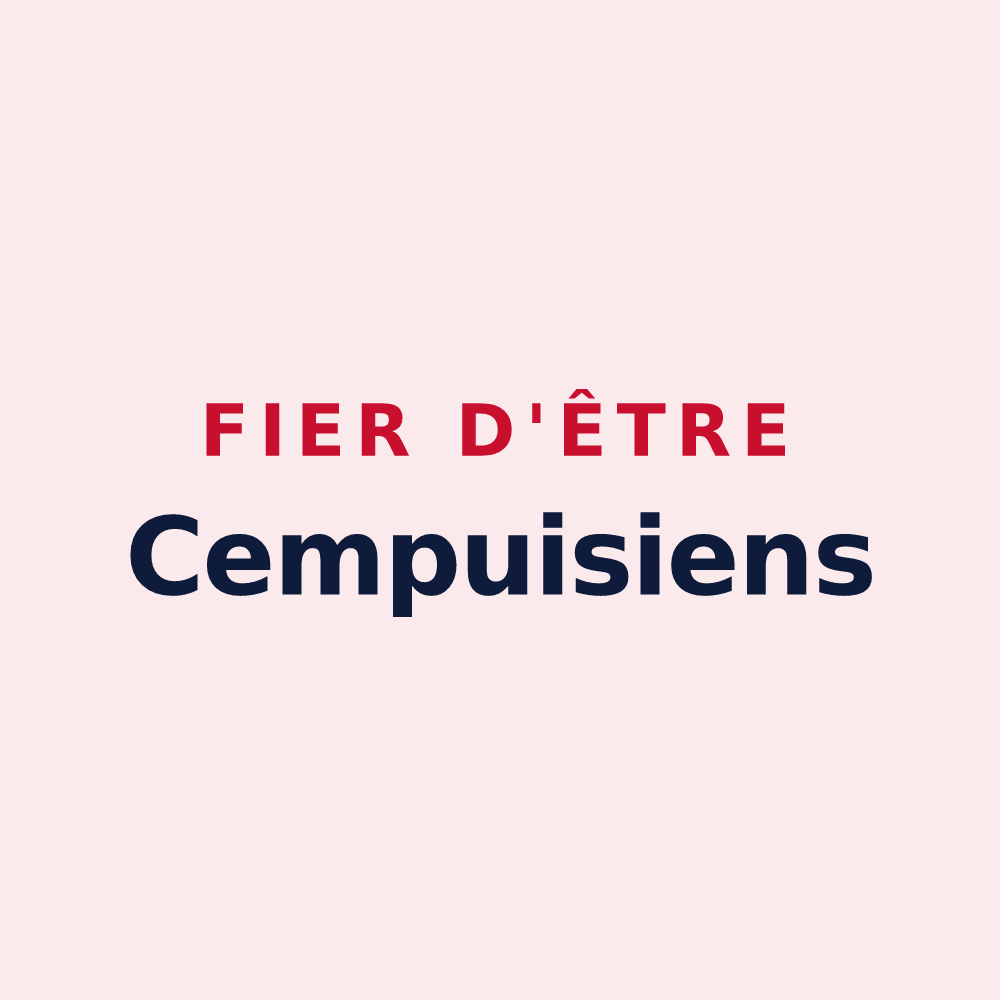 Magnet « Fier d'être Cempuisiens » — design pour Cempuis